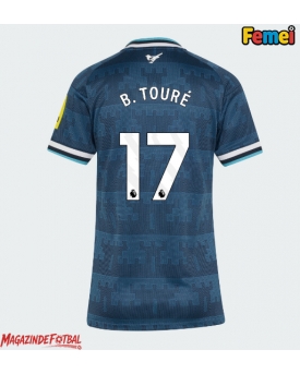 Newcastle United Bazoumana Toure #17 Tricou Fotbal Replică 2026-27 Femei Deplasare Newcastle United Bazoumana Toure #17 Tricou Fotbal Replică 2026-27 Femei Deplasare